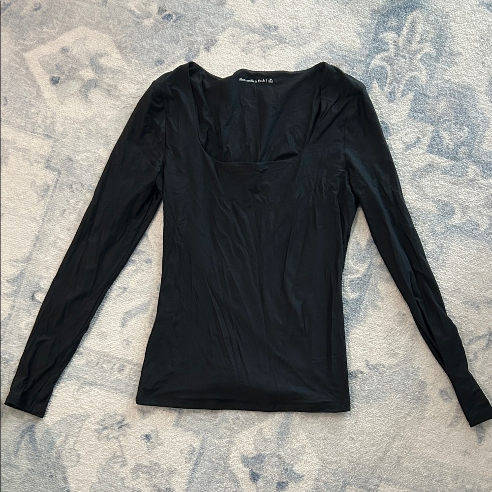 Abercrombie & Fitch neoprene square neck top